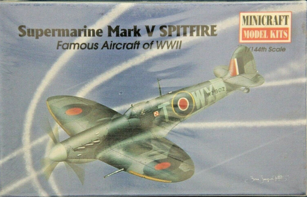 Minicraft Supermarine Mark V Spitfire 1/144th Model Kit
