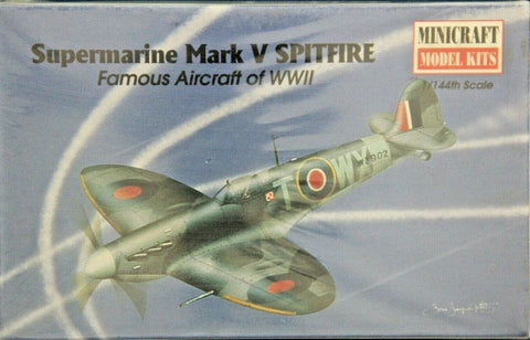 Minicraft Supermarine Mark V Spitfire 1/144th Model Kit