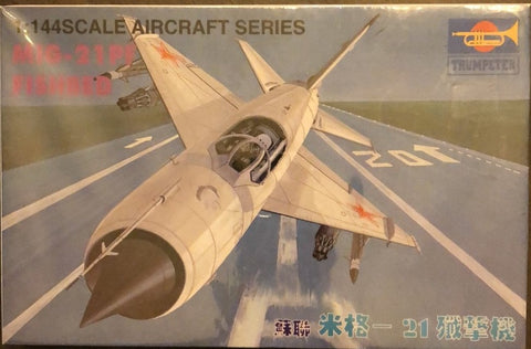 Trumpeter MiG-21PF Fishbed Jet 1/144 scale Kit